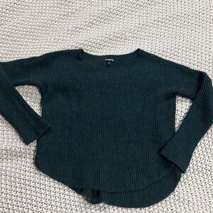 Express Dark Teal Crew Neck Sweater